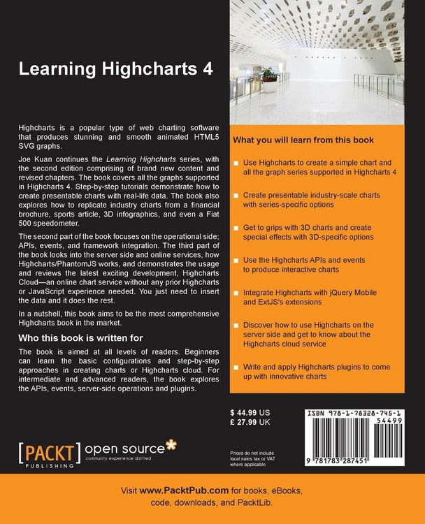 Produktbild: Learning Highcharts 4