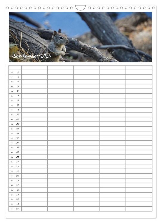 Produktbild: Kalifornien - Familienplaner 2026 (Wandkalender 2026 DIN A3 hoch), CALVENDO Monatskalender