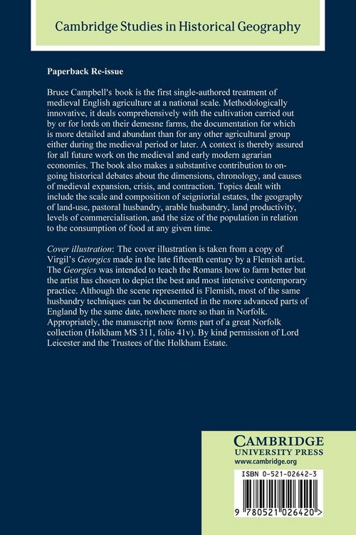 Produktbild: English Seigniorial Agriculture, 1250 1450
