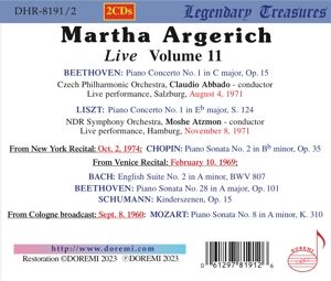 Produktbild: Martha Argerich: Live,Vol.11