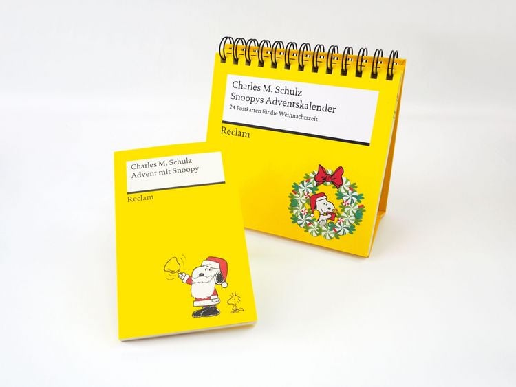 Produktbild: Snoopys Adventskalender. 24 Postkarten f&uuml;r die Weihnachtszeit (Advents-Postkartenaufsteller)