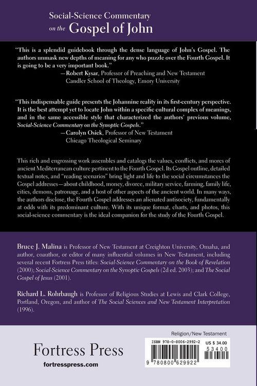 Produktbild: Social Science Commentary on the Gospel of John