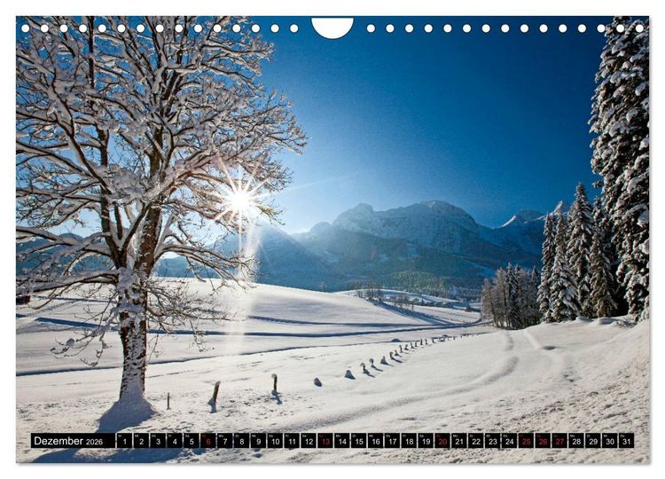 Produktbild: Abtenau im Lammertal (Wandkalender 2026 DIN A4 quer), CALVENDO Monatskalender
