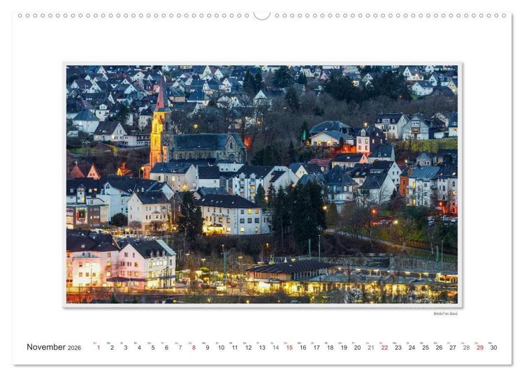 Produktbild: Emotionale Momente: Der n&ouml;rdliche Westerwald - rau und herzlich. (hochwertiger Premium Wandkalender 2026 DIN A2 quer), Kunstdruck in Hochglanz