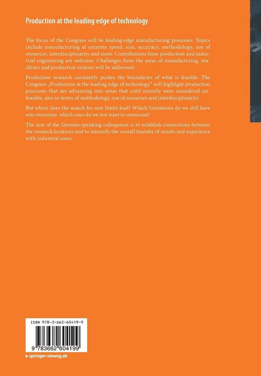 Produktbild: Production at the leading edge of technology