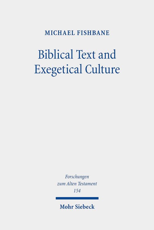 Produktbild: Biblical Text and Exegetical Culture