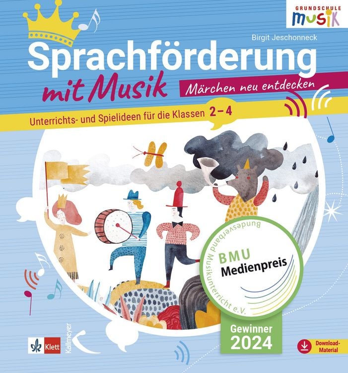 Produktbild: Sprachf&ouml;rderung mit Musik - M&auml;rchen neu entdecken (CD)