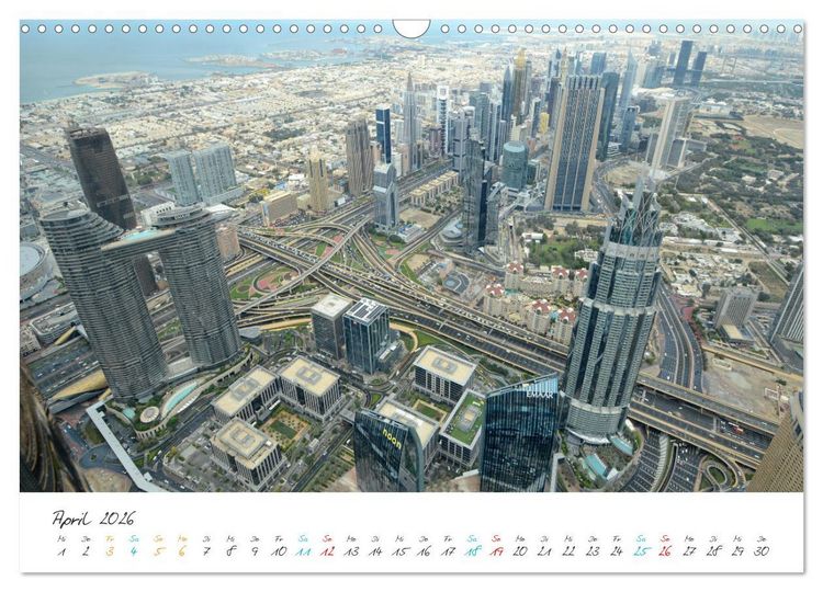 Produktbild: Dubai, die Stadt der Superlative. (Wandkalender 2026 DIN A3 quer), CALVENDO Monatskalender