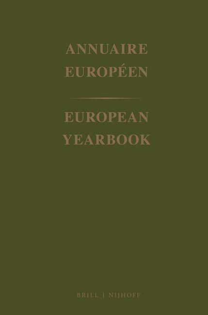 Produktbild: European Yearbook 1996