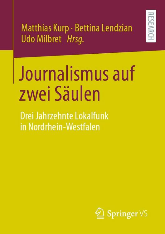 Produktbild: Journalismus auf zwei S&auml;ulen