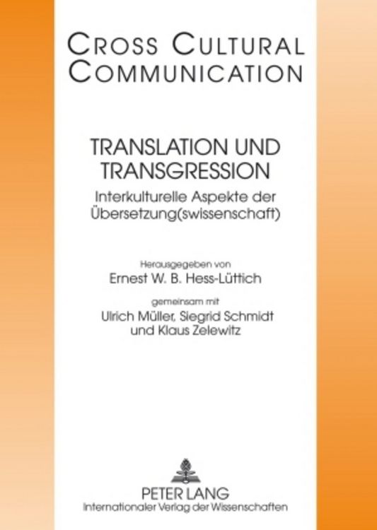 Produktbild: Translation und Transgression