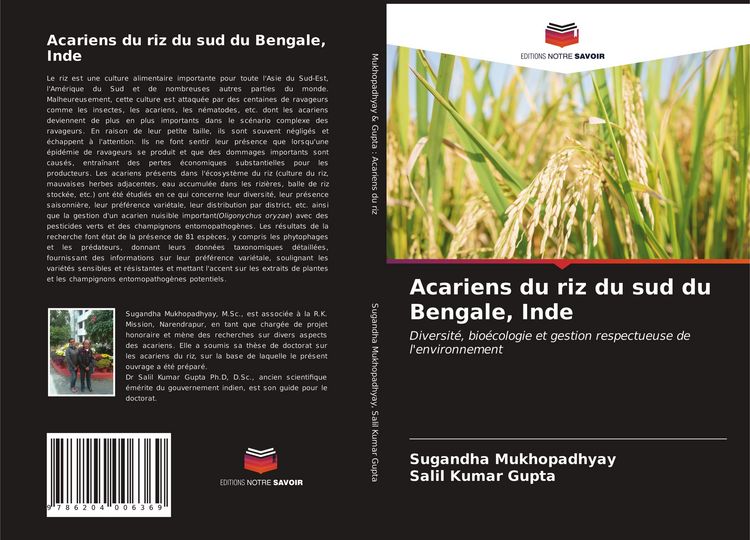 Produktbild: Acariens du riz du sud du Bengale, Inde