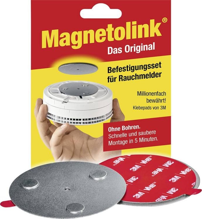 Produktbild: Ei Electronics Magnet-Befestigung f&uuml;r Rauchwarnmelder (&Oslash; x H) 65mm x 1.1mm