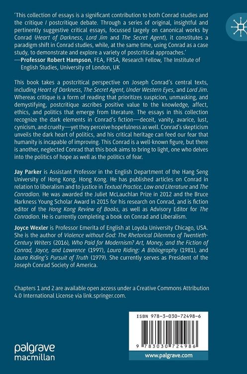 Produktbild: Joseph Conrad and Postcritique