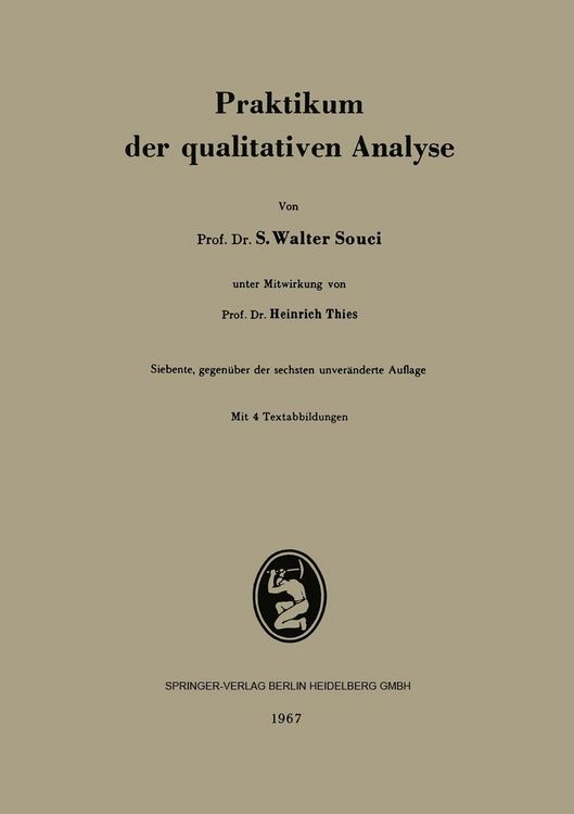 Produktbild: Praktikum der qualitativen Analyse