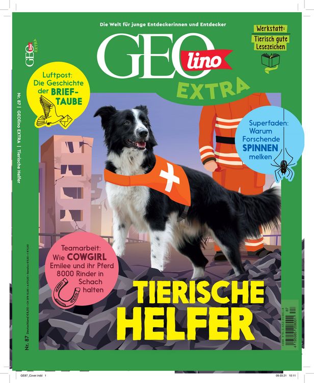 Produktbild: GEOlino Extra / GEOlino extra 87/2021 - Tierische Helfer