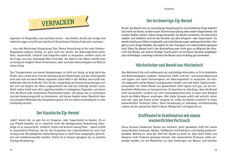Produktbild: Das Touren-Kochbuch