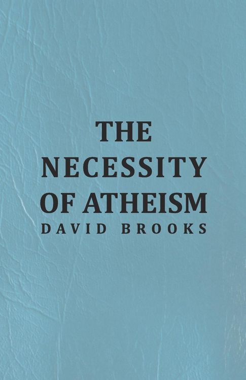 Produktbild: The Necessity of Atheism