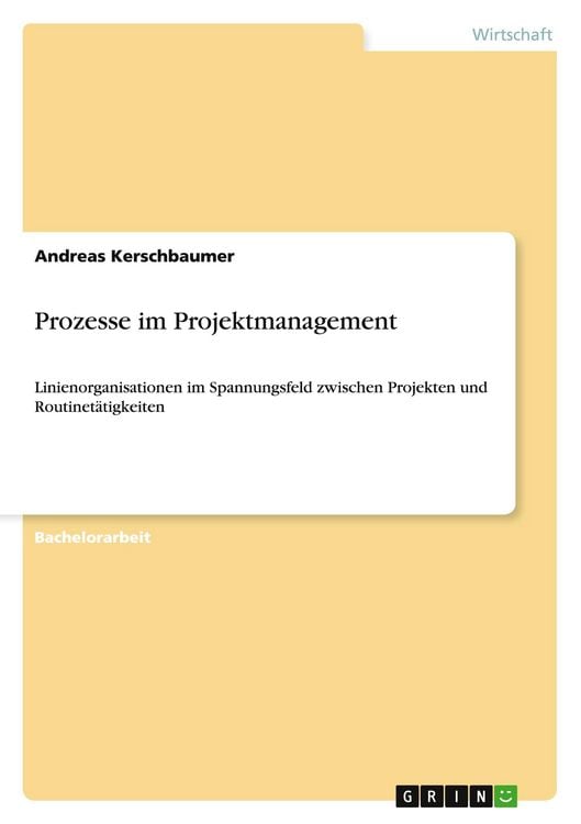 Produktbild: Prozesse im Projektmanagement