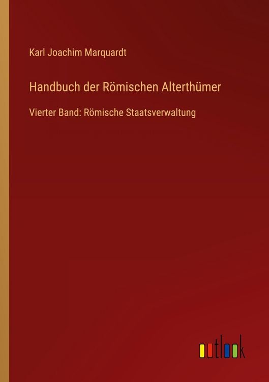 Produktbild: Handbuch der R&ouml;mischen Alterth&uuml;mer