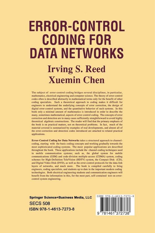 Produktbild: Error-Control Coding for Data Networks
