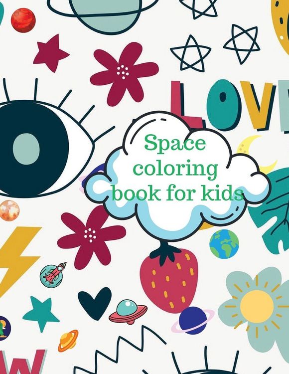 Produktbild: Space coloring book for kids