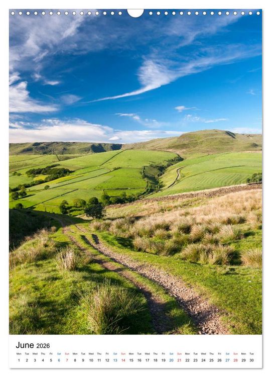 Produktbild: Scenes from the Peak District (Wall Calendar 2026 DIN A3 portrait), CALVENDO 12 Month Wall Calendar