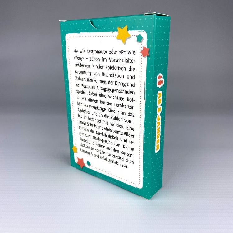 Produktbild: Meine ersten bunten Lernkarten &ndash; Buchstaben und Zahlen