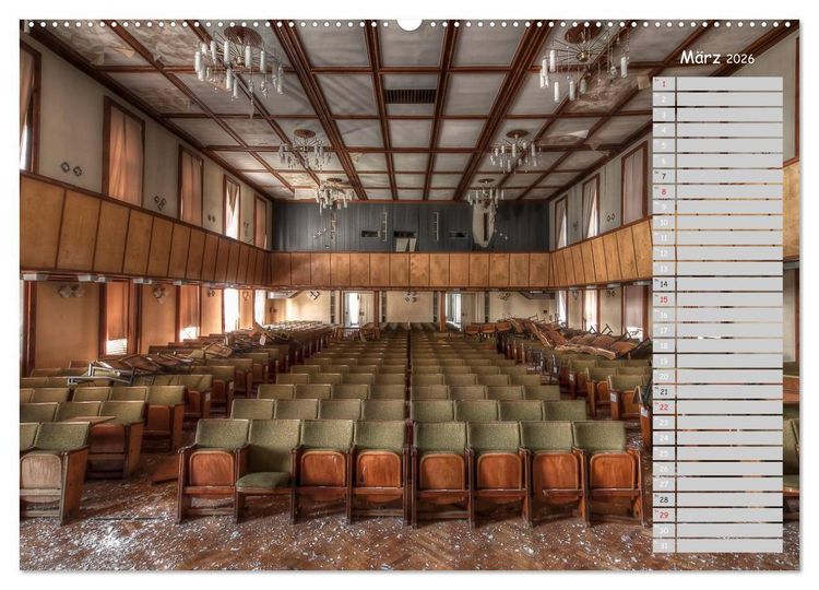Produktbild: Lost Places - verlassene Orte (hochwertiger Premium Wandkalender 2026 DIN A2 quer), Kunstdruck in Hochglanz