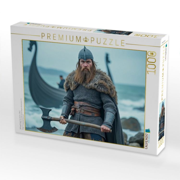 Produktbild: CALVENDO Puzzle Wikingerkrieger (ca. 9. Jh. n. Chr.) | 1000 Teile Lege-Gr&ouml;&szlig;e 64x48cm Foto-Puzzle f&uuml;r gl&uuml;ckliche Stunden