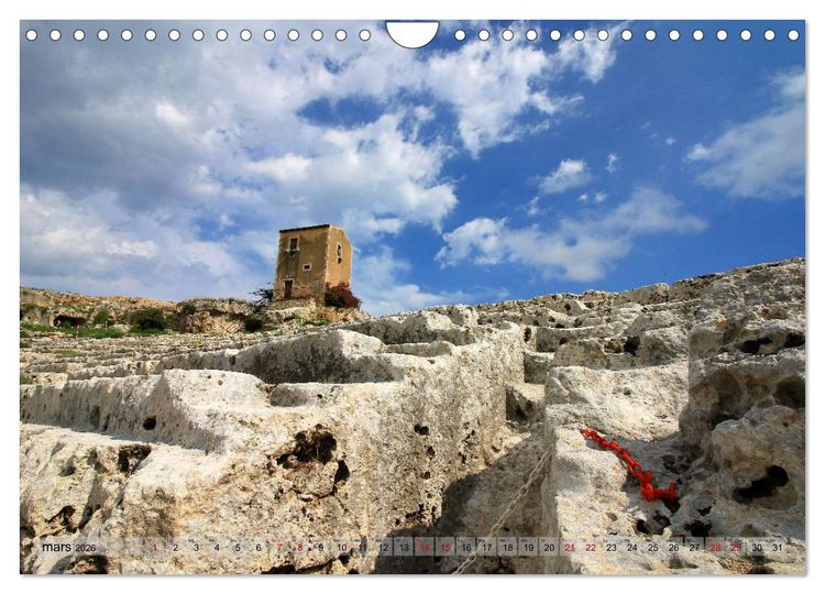 Produktbild: Sicile, la terre d'aventure entre la mer et les volcans (Calendrier mural 2026 DIN A4 vertical), CALVENDO calendrier mensuel