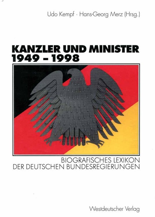 Produktbild: Kanzler und Minister 1949 - 1998