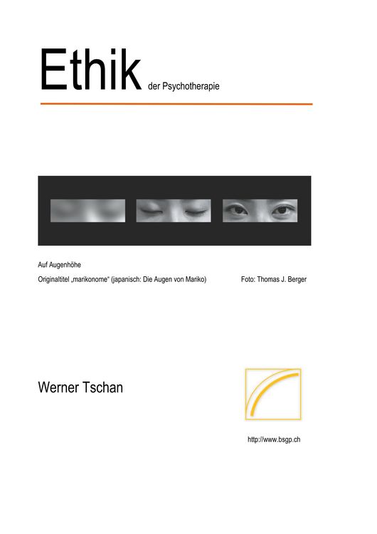 Produktbild: Ethik der Psychotherapie