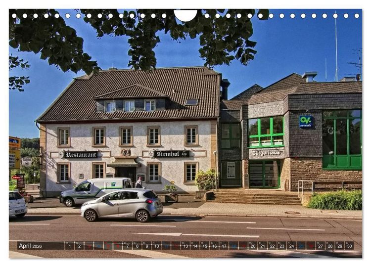 Produktbild: Stadtansichten Overath - Die charmante Stadt an Agger und S&uuml;lz (Wandkalender 2026 DIN A4 quer), CALVENDO Monatskalender