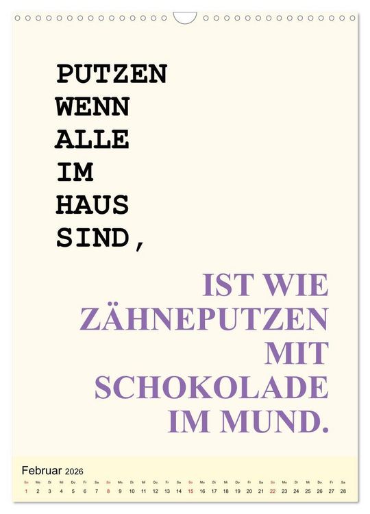 Produktbild: Spr&uuml;che-Kalender. Lustiges f&uuml;r die Familie! (Wandkalender 2026 DIN A3 hoch), CALVENDO Monatskalender