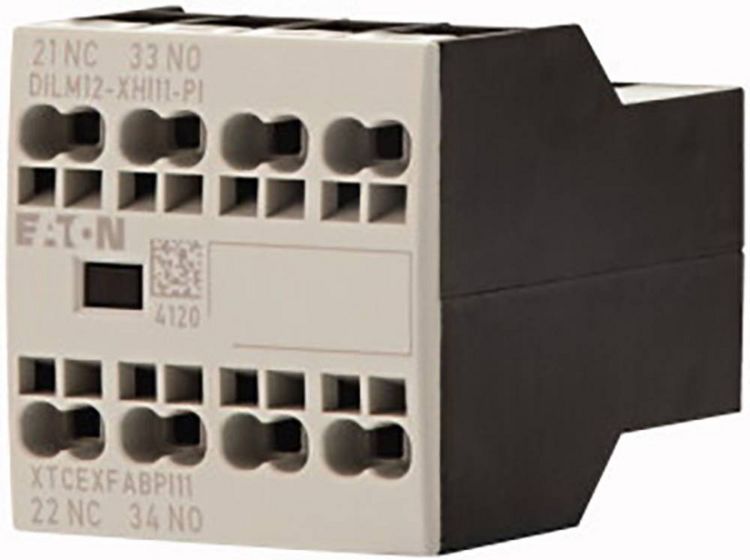 Produktbild: Eaton 199456 DILM12-XHI11-PI Hilfsschalter 240 V/AC 3.5A 1 Schlie&szlig;er, 1 &Ouml;ffner 1St.