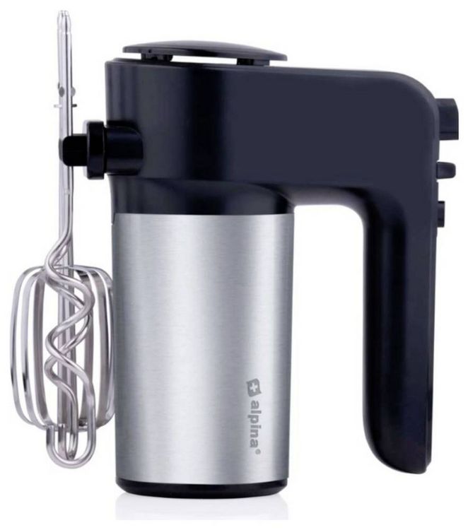 Produktbild: ALPINA Handmixer, 400 Watt, Edelstahl