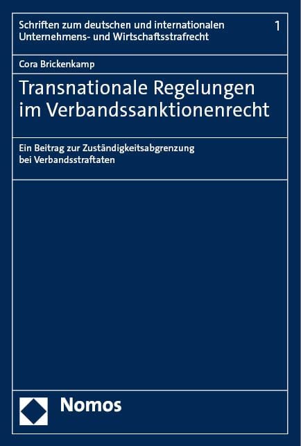 Produktbild: Transnationale Regelungen im Verbandssanktionenrecht