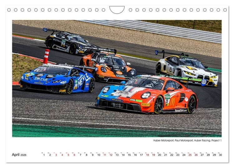 Produktbild: GT Masters am N&uuml;rburgring (Wandkalender 2026 DIN A4 quer), CALVENDO Monatskalender