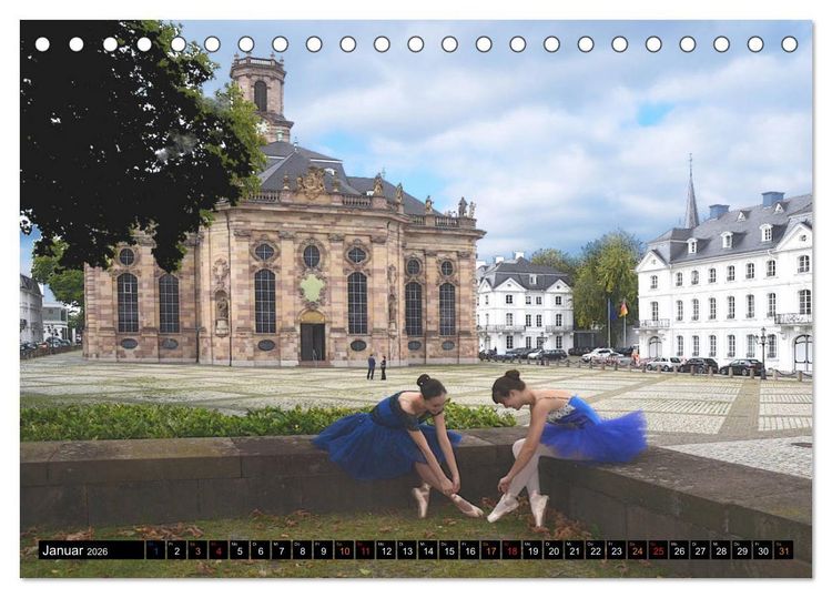 Produktbild: Das westliche Saarland klein aber fein (Tischkalender 2026 DIN A5 quer), CALVENDO Monatskalender