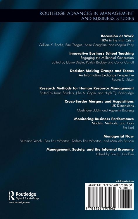 Produktbild: Management, Society, and the Informal Economy