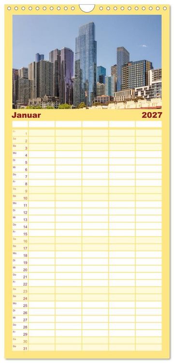 Produktbild: Familienplaner 2027 - Das s&uuml;dliche Australien - vielf&auml;ltig, &uuml;berraschend, unvergesslich mit 5 Spalten (Wandkalender, 21 x 45 cm) CALVENDO