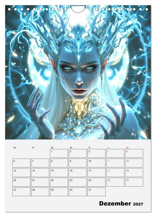 Produktbild: Herrscherinnen der Galaxien (Wandkalender 2027 DIN A4 hoch), CALVENDO Monatskalender