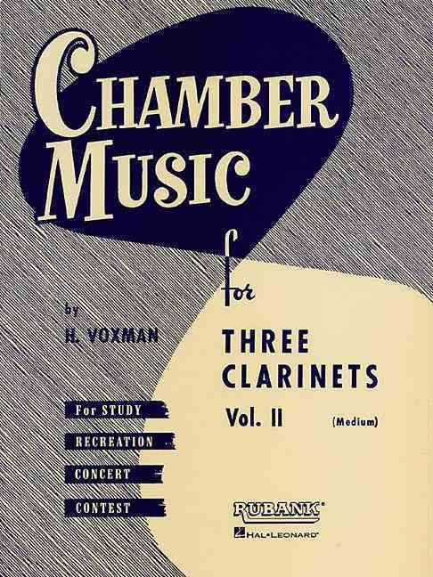 Produktbild: Chamber Music for Three Clarinets, Vol. 2 (Medium)