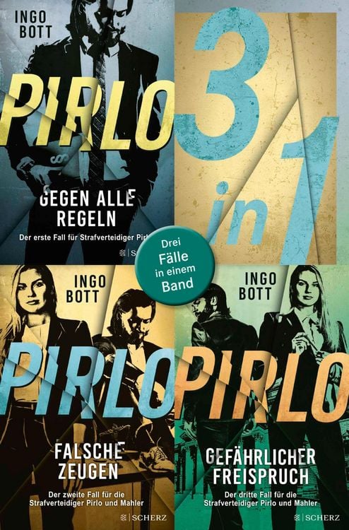 Produktbild: Pirlo - Gegen alle Regeln / Pirlo - Falsche Zeugen / Pirlo - Gef&auml;hrlicher Freispruch - Drei F&auml;lle f&uuml;r die Strafverteidiger Pirlo und Mahler in einem B