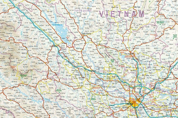 Produktbild: Reise Know-How Landkarte Vietnam Nord (1:600.000)