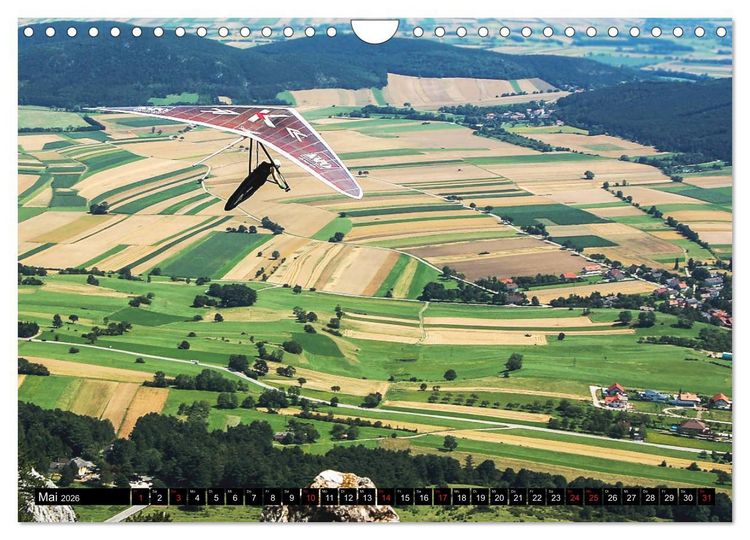 Produktbild: Drachenfliegen - Die Welt aus neuer Perspektive erleben (Wandkalender 2026 DIN A4 quer), CALVENDO Monatskalender