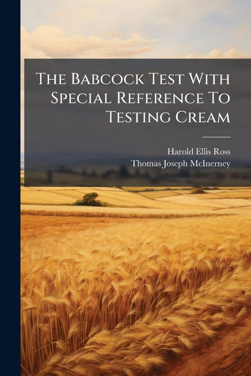 Produktbild: The Babcock Test With Special Reference To Testing Cream