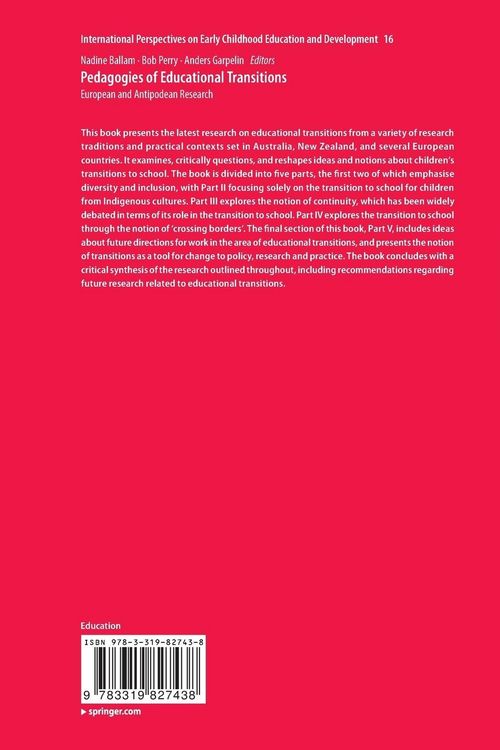 Produktbild: Pedagogies of Educational Transitions
