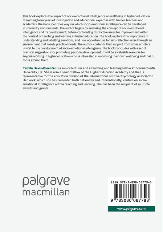 Produktbild: Developing Socio-Emotional Intelligence in Higher Education Scholars
